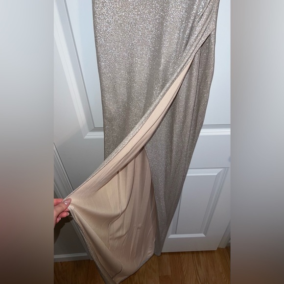 JLUXLABEL ‘Cream Shimmer Symphony Dress’ - Picture 7 of 9